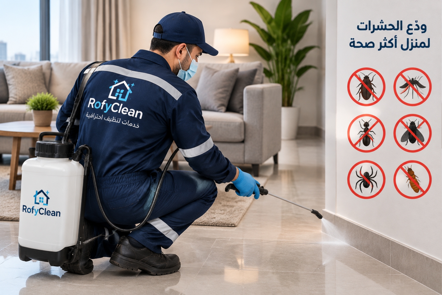 مكافحة الحشرات بالرياض